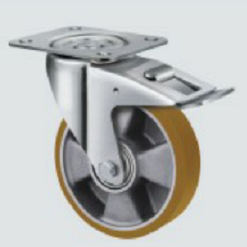 Medium Duty PU TOP Plate Caster Wheels with brake