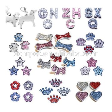 10mm Rhinestone Slide Charms for Pet Collar