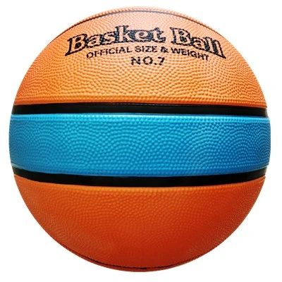 Two Color Special Model High Quality Rubber Basketball for Sporting