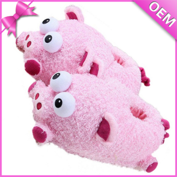 Size Customize Animal Shaped Slippers, Cute Animal Slippers, Plush Animal Slippers for Women