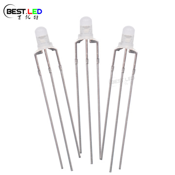 2 색 LED 3mm 적색 녹색 LED 공통 음극