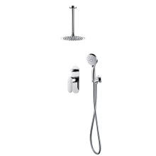 Ceiling Bathroom Polished Brass Shower System