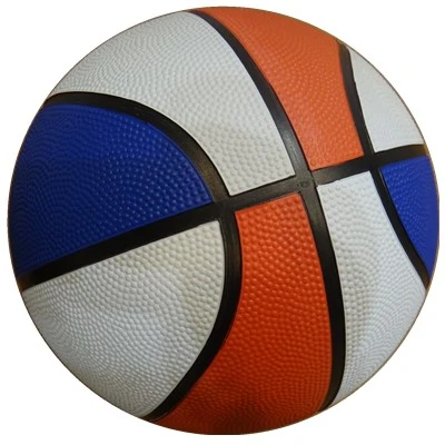 Three Colors Rubber Basketball Toys