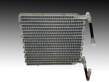 Refrigerator microchannel condenser