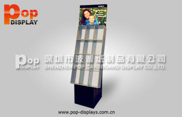 Innovative Cardboard Corrugated Book Display , Multifunctional Book Displays Rack