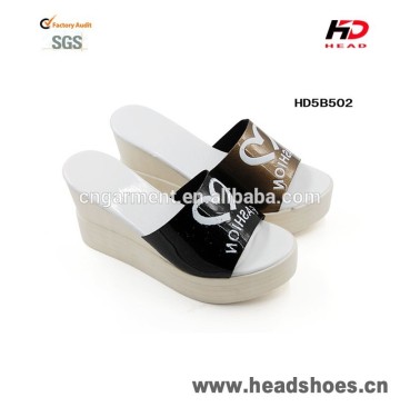 Ladies wholesale open toe slides sandals shoes