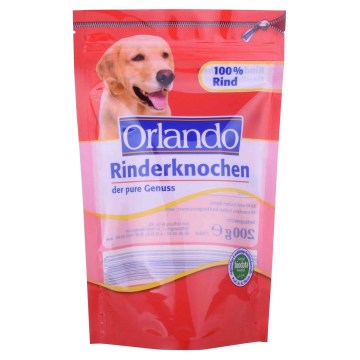 Anpassade hundfiskar Stand Up Pouch med dragkedja