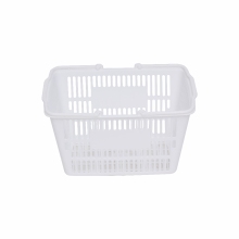 White Supermarket Hand-held Shopping Basket