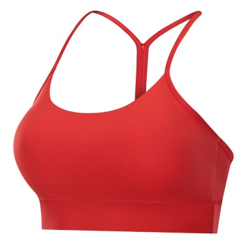 Racer Back Spaghetti Straps Atasan Bra Yoga