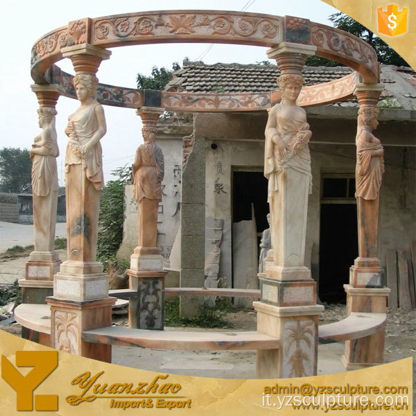 Giardino all&#39;aperto Natura Marble Gazebo da vendere