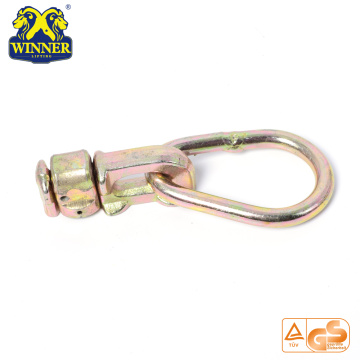 Montaje de perno prisionero doble galvanizado amarillo de calidad superior con anillo ovalado