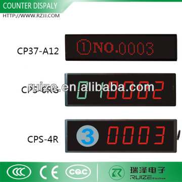 queue management display system/ LED queue display / token display system/number call display system