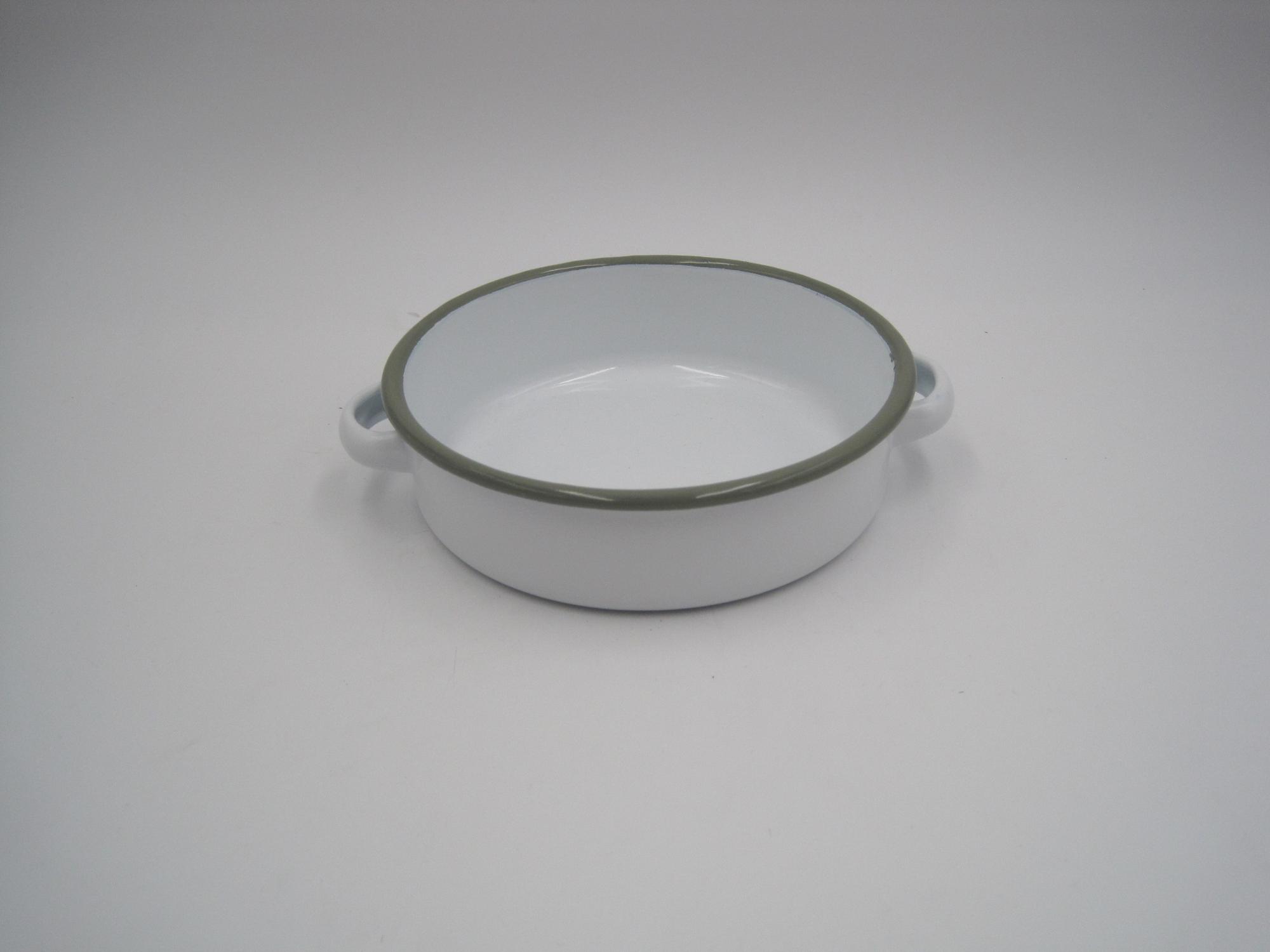 Dia 18cm Enamel Soup Bowl Camping Bowl