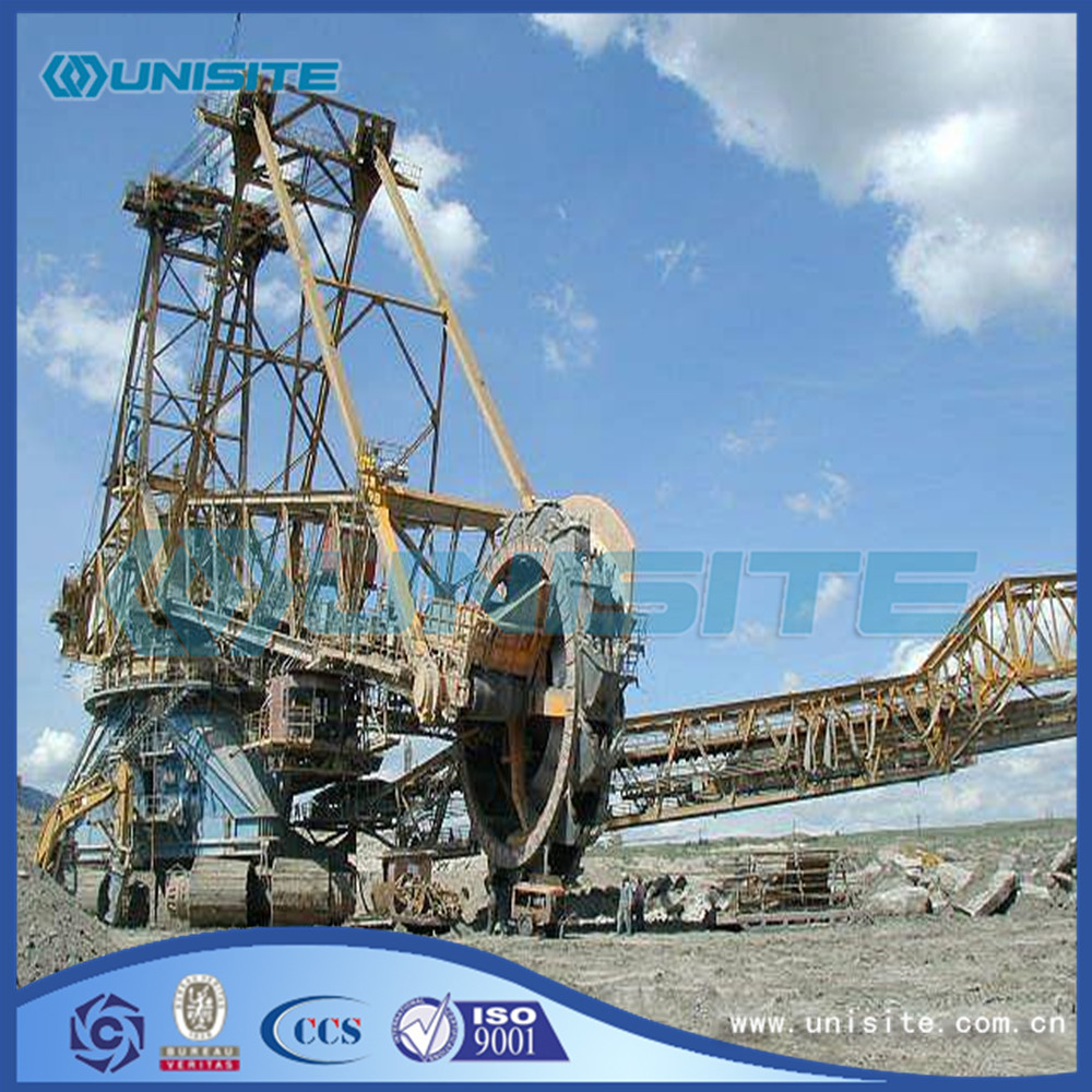 Steel bucket marine wheel