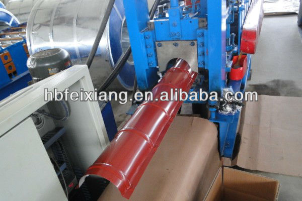 steel gutter formed machine