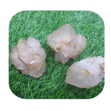 High Quality White Crystal Lotus Castle Cluster for Fengshui Home Decor - Wholesale Natural Raw Rock Quartz