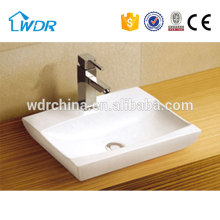 Square bathroom vanity One Piece Bathroom Sink And Countertop