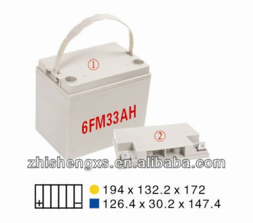 12v33ah Power storage battery containers