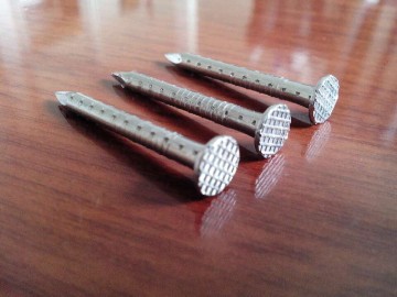 knurl shank stainless steel clout nail