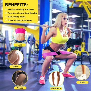 Wholesale Fabric Hip Resistance Bands Workout