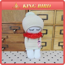 White lovely kitty thigh high knitted sock sets