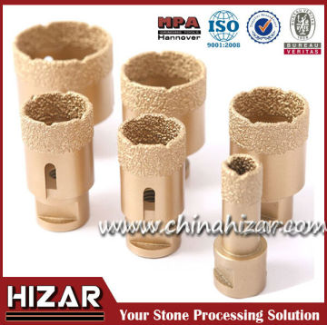 vacuum brazed concrete core drill bit glass drill