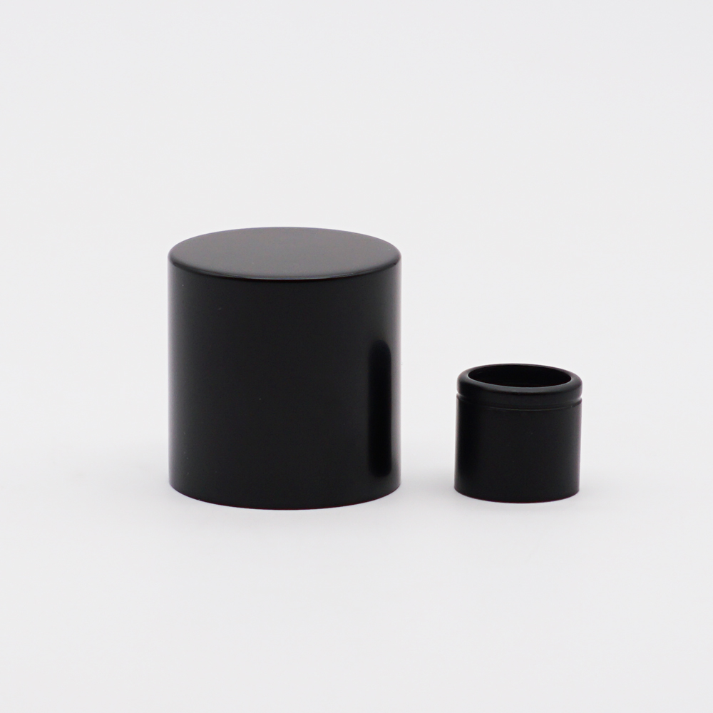 Black Aluminum Perfume Cap 