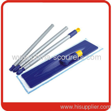 Steel Pole Microfiber Pad Flat Mop Frame 