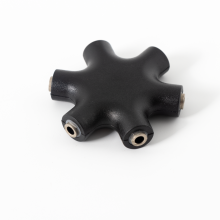 Belkin Rockstar Cable Multi 5-Way 3.5mm Headphone Splitter - White & Aux Cable