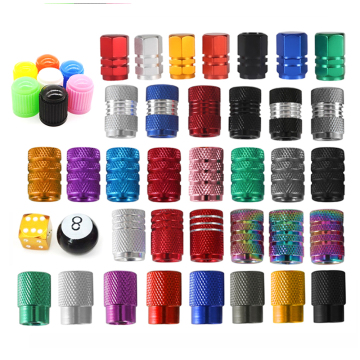 Colorful Plastic Tire Valve Covers