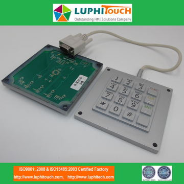 Silicone Rubber Keypad Wraping Boarder Integrated Assembly