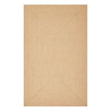 plain colour Natural fiber jute rugs carpets