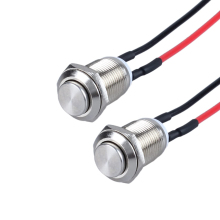 Langir Stainless Steel Push Button Switches - Momentary & Latching 12mm Waterproof IP67