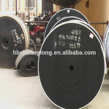 Multi-ply fabric core rubber conveyer belt