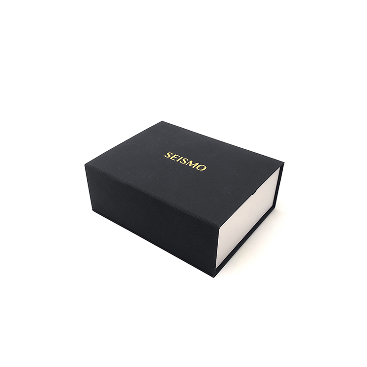 Latest Design Premium Luxury Gold Foil Logo Magnetic Closure Watch Storage Display Custom Watch Gift Box