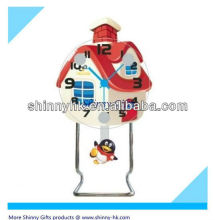 funny desk clocks of house shape