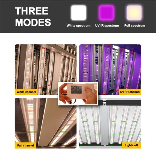 Double Channels UV IR Dimmable LED Grow Light