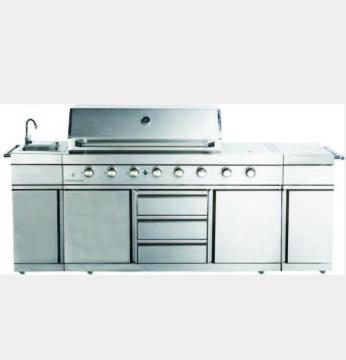 Gas Barbecue Grills with Sink and Tap