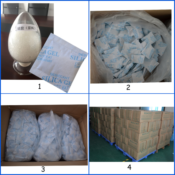 aihua paper packing 1g silica gel food grade desiccant