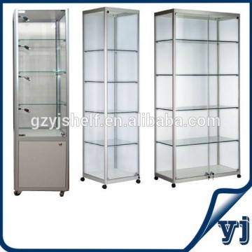 High Quality Tempered Toughened Showcase Display Glass/Cheap Glass Display Cabinets