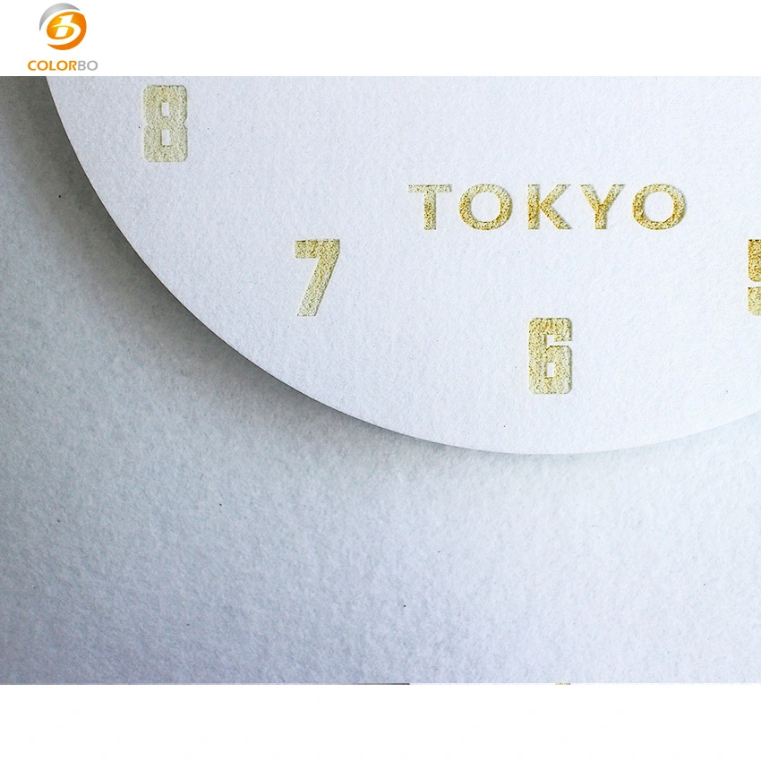 Simply Felt Polyester World Wall Clock for Decoratrion