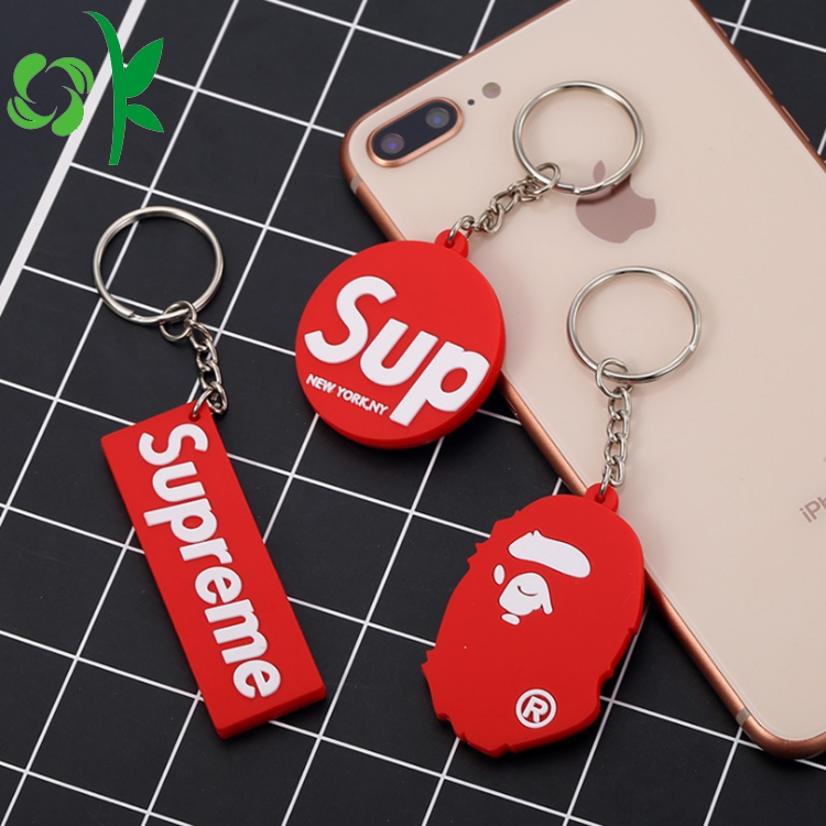 Custom Number Keyring Silicone