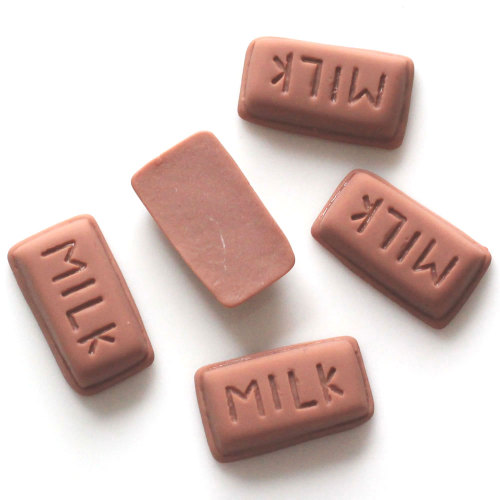 Wholesale Novel Design Kawaii Chocolate Milk Letter Charms Artificial Realistic Food Toys Kids Slime Makings