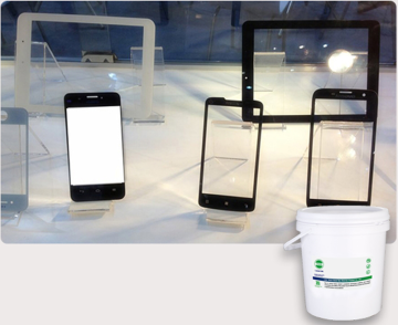 Screen Printing Ink on Glass Cover for Sintering