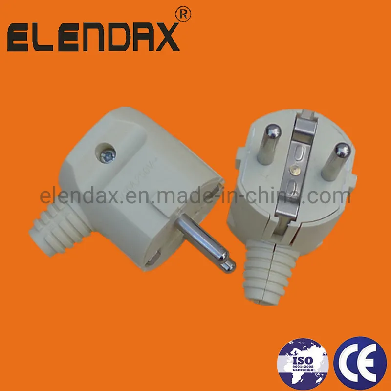 European Style 2 Pin Electric Power Plug (P7056)
