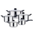 10pcs boiling pot set cookware with bakelite handle