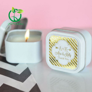 Christmas Colored candle tins