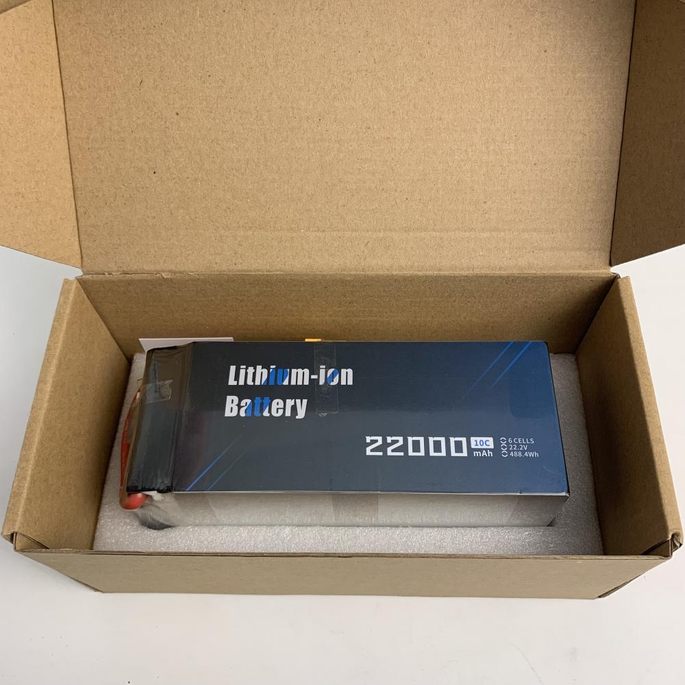 Batri lithiwm lled solid 6s 16000mAh 22000mAh