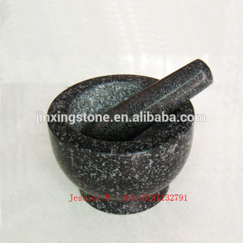 beautiful granite mortar with pestle /stone mortar and pestle/granite mortar and pestle