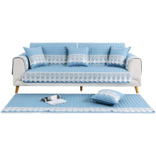 Non-slip Linen Quilted Sofa Cover & Cushions